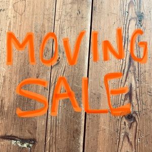 MOVING SALE!